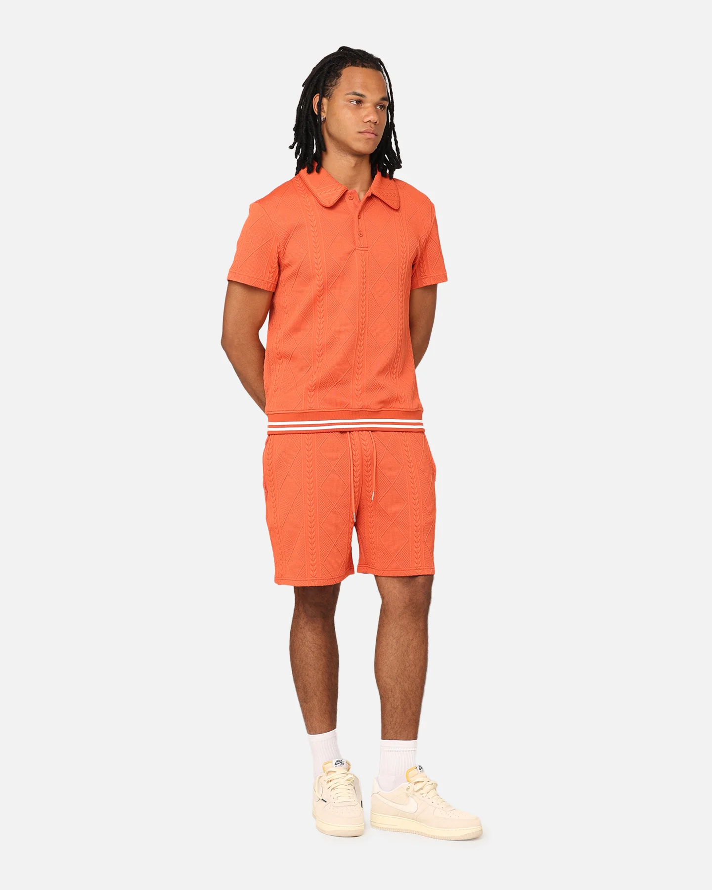 XXIII Danny Knit Polo Shirt Bright Red - Image 2