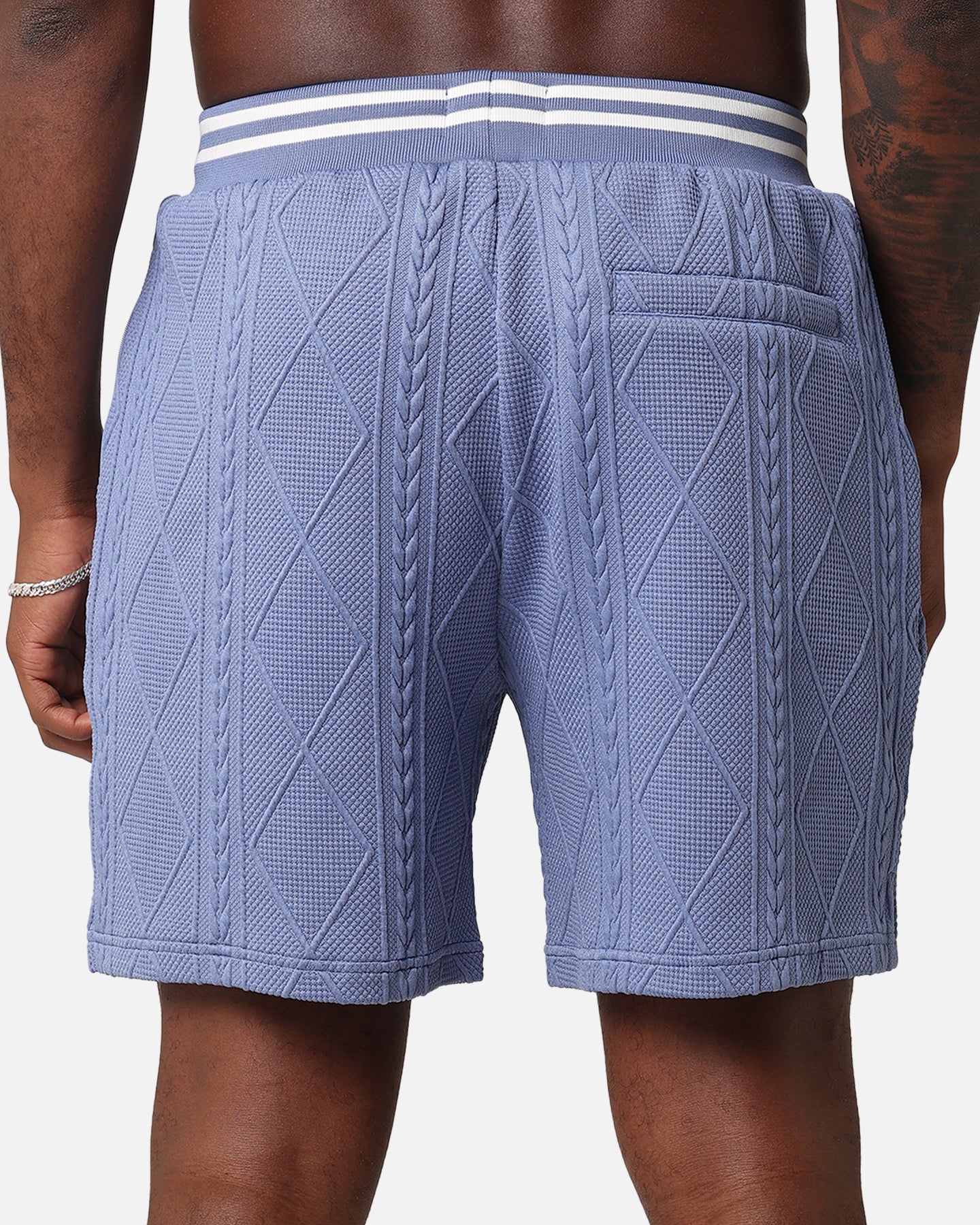 XXIII Danny Knit Shorts Floral Blue - Image 8