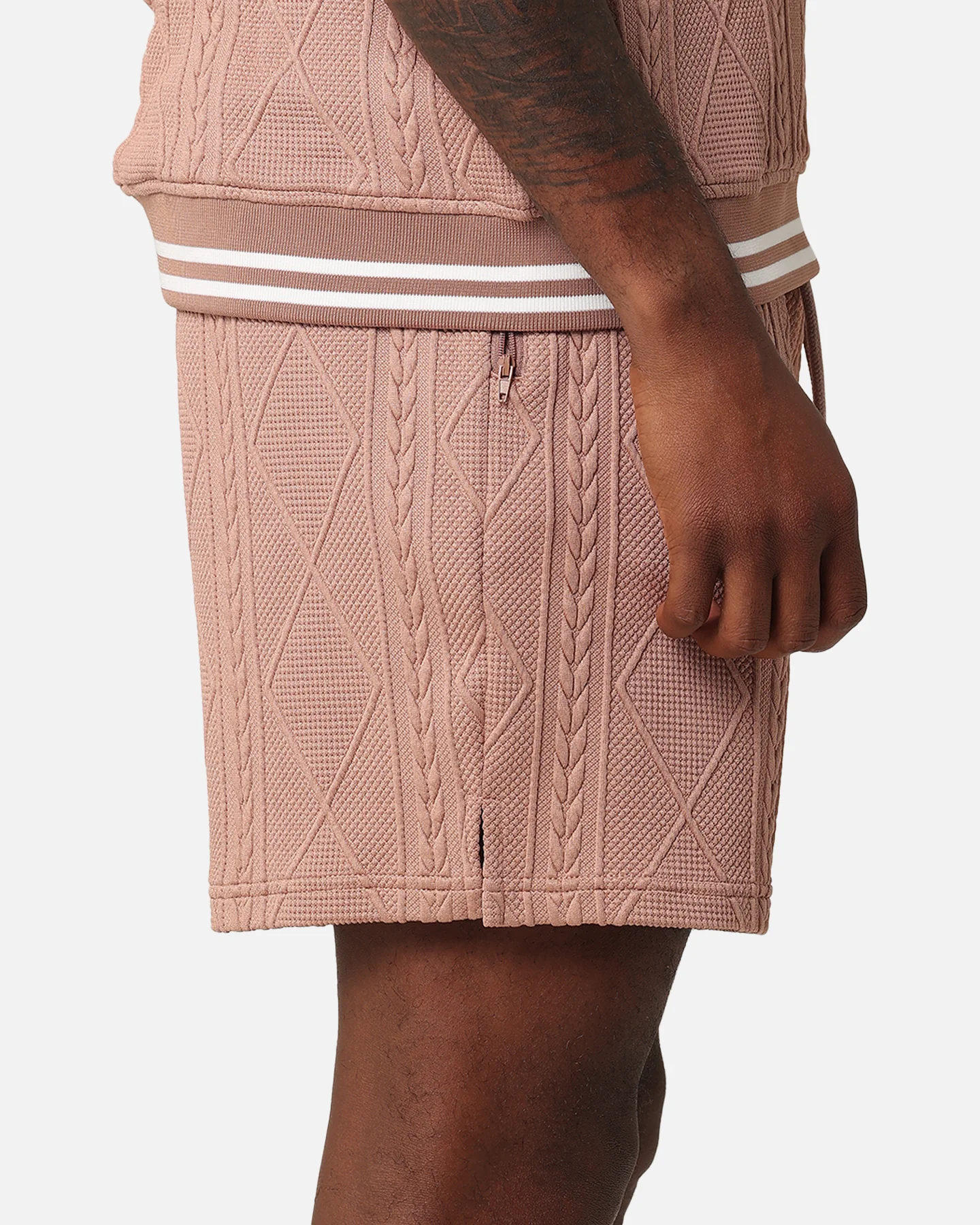 XXIII Danny Knit Shorts Mocha - Image 4