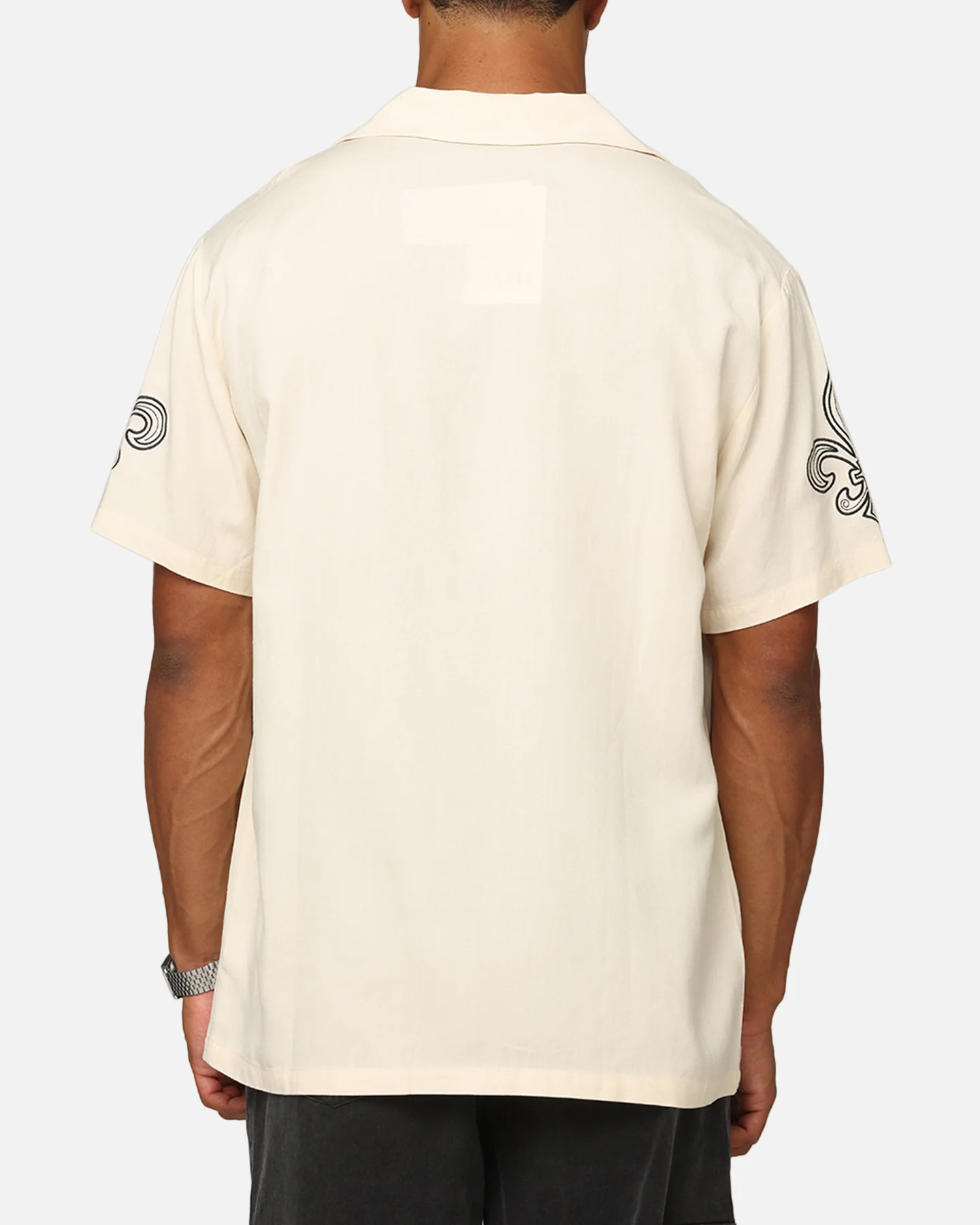 XXIII Fleur Linen Button Up Shirt Off White - Image 3