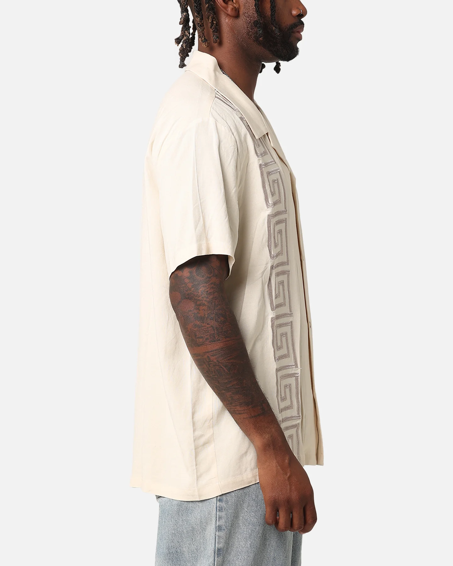 XXIII Hellas Linen Button Up Shirt Off White - Image 4