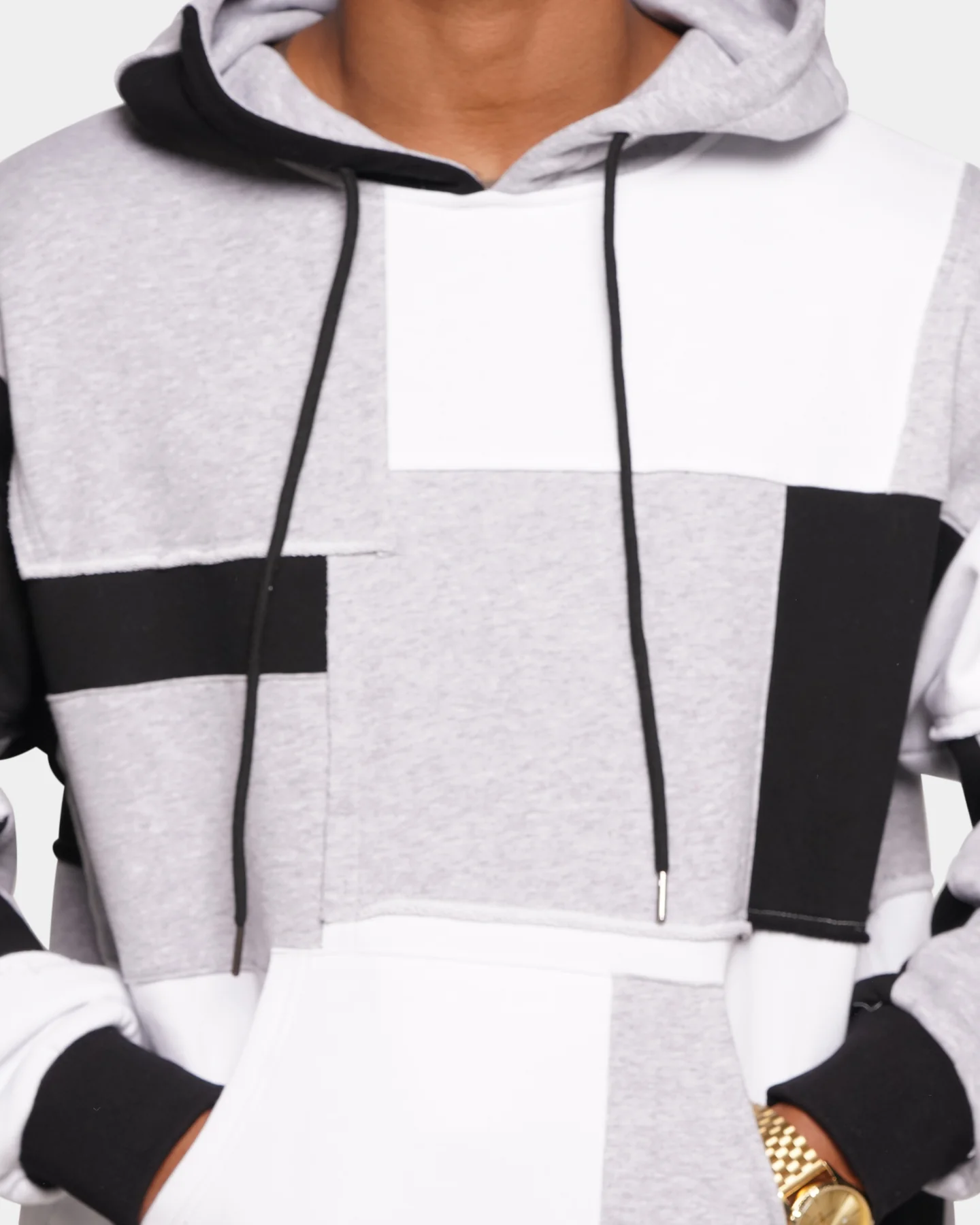 XXIII Jansen Monotone Hoodie Black/White - Image 3