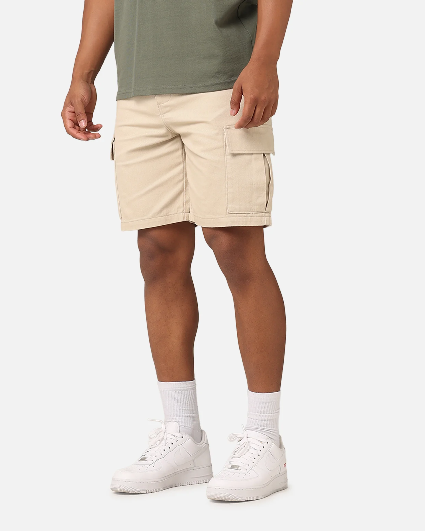 XXIII Jordy Cargo Shorts Tan - Image 6