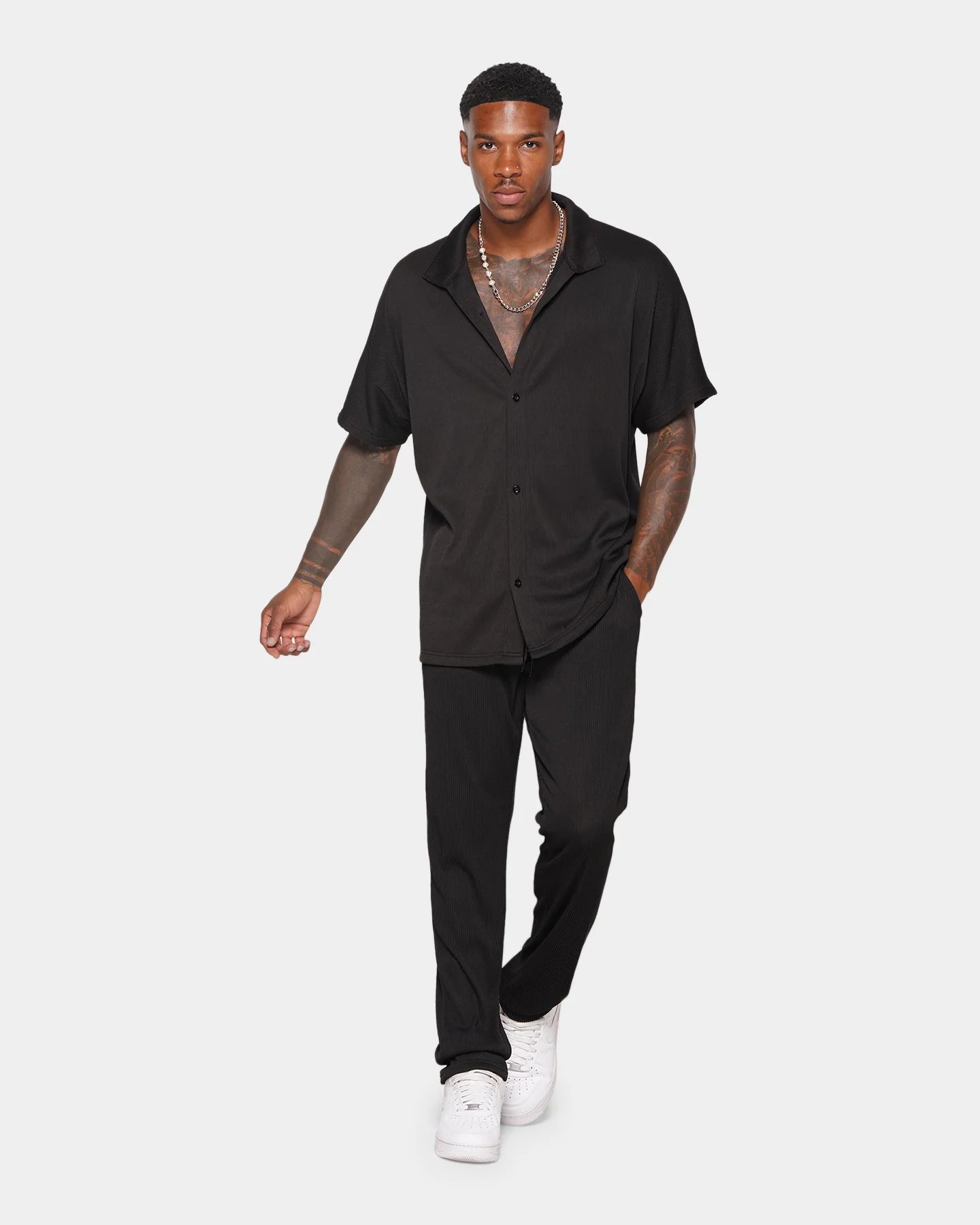 XXIII Leon Ribbed Set Black - Image 2