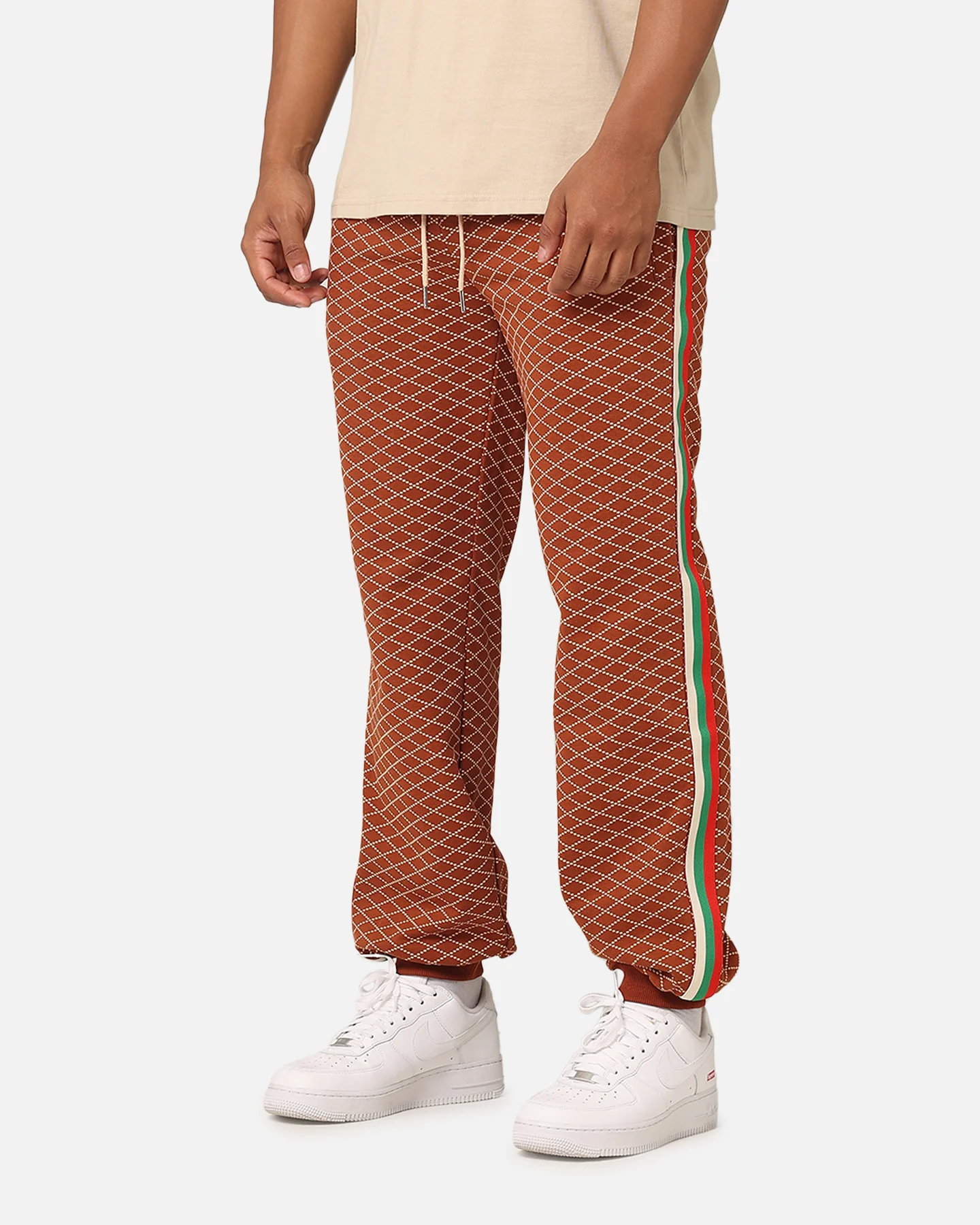 XXIII Luxe Printed Pants Brown - Image 6