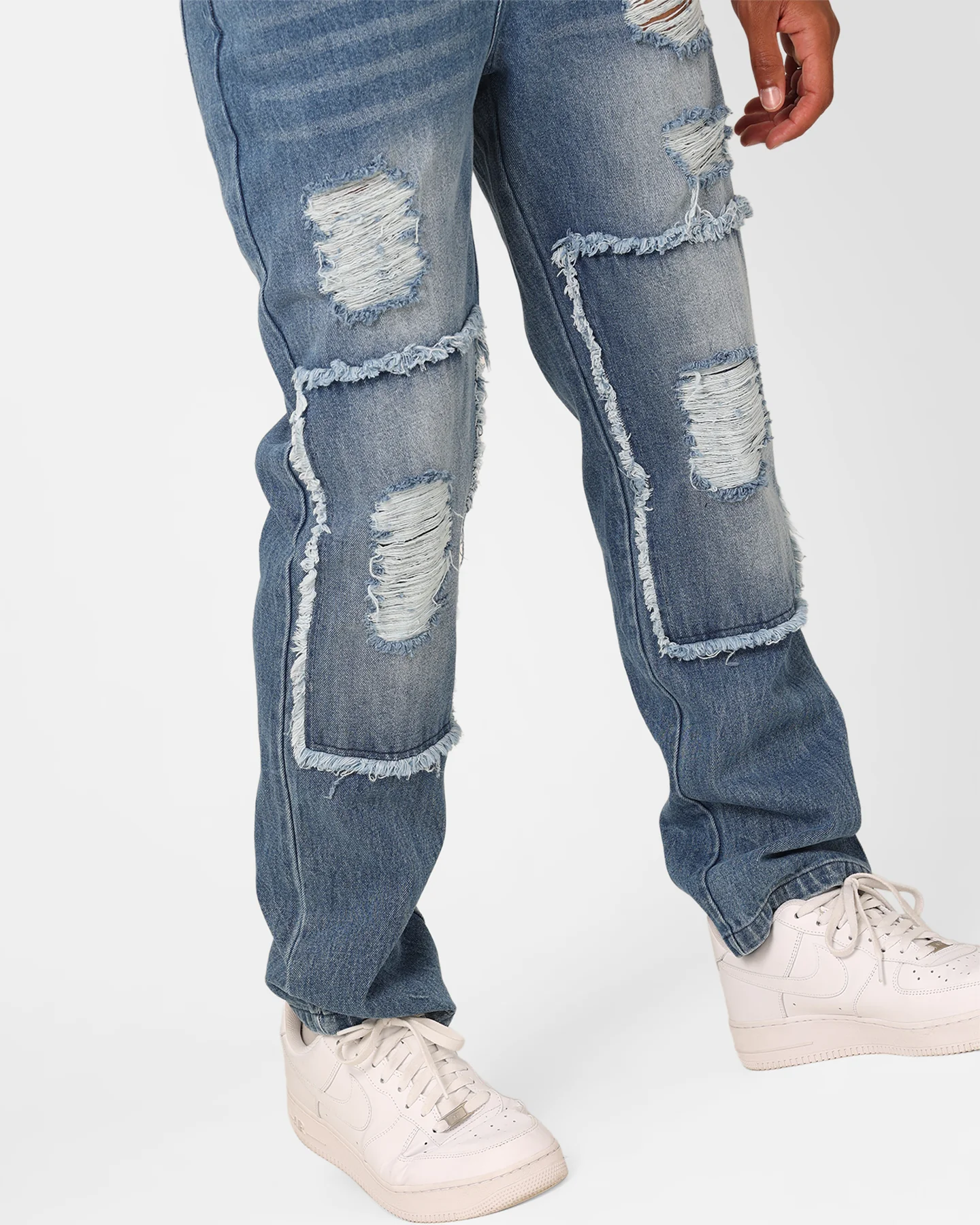 XXIII Matthew Distressed Jeans Blue Distressed - Image 3