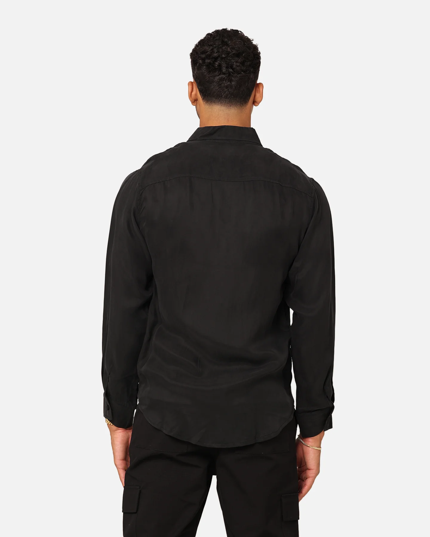 XXIII Nathan Button Up Shirt Black - Image 4