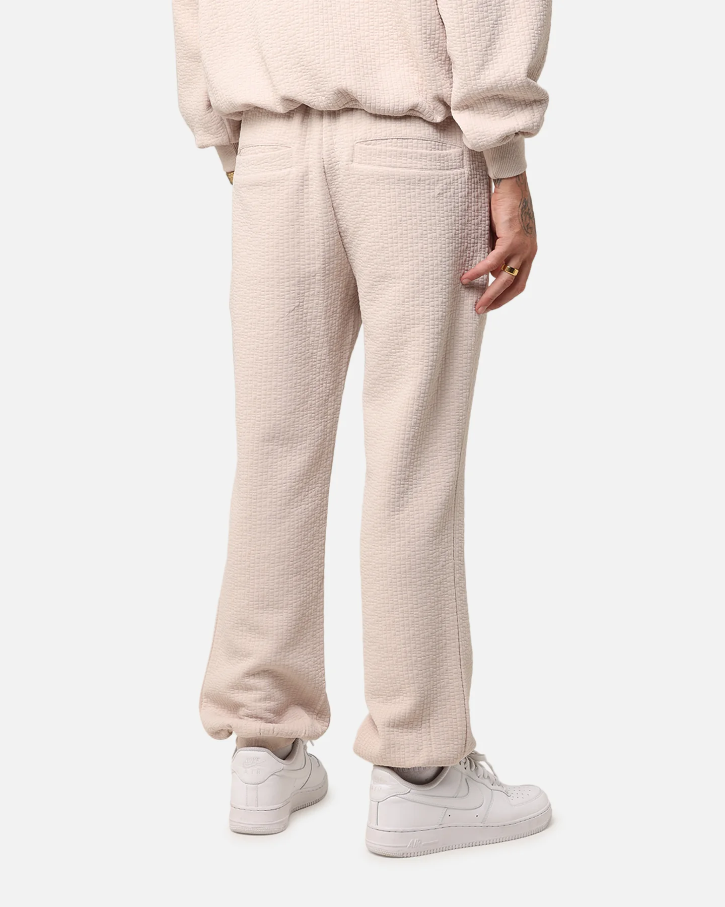 XXIII Pebble Textured Sweatpants Stone - Image 5