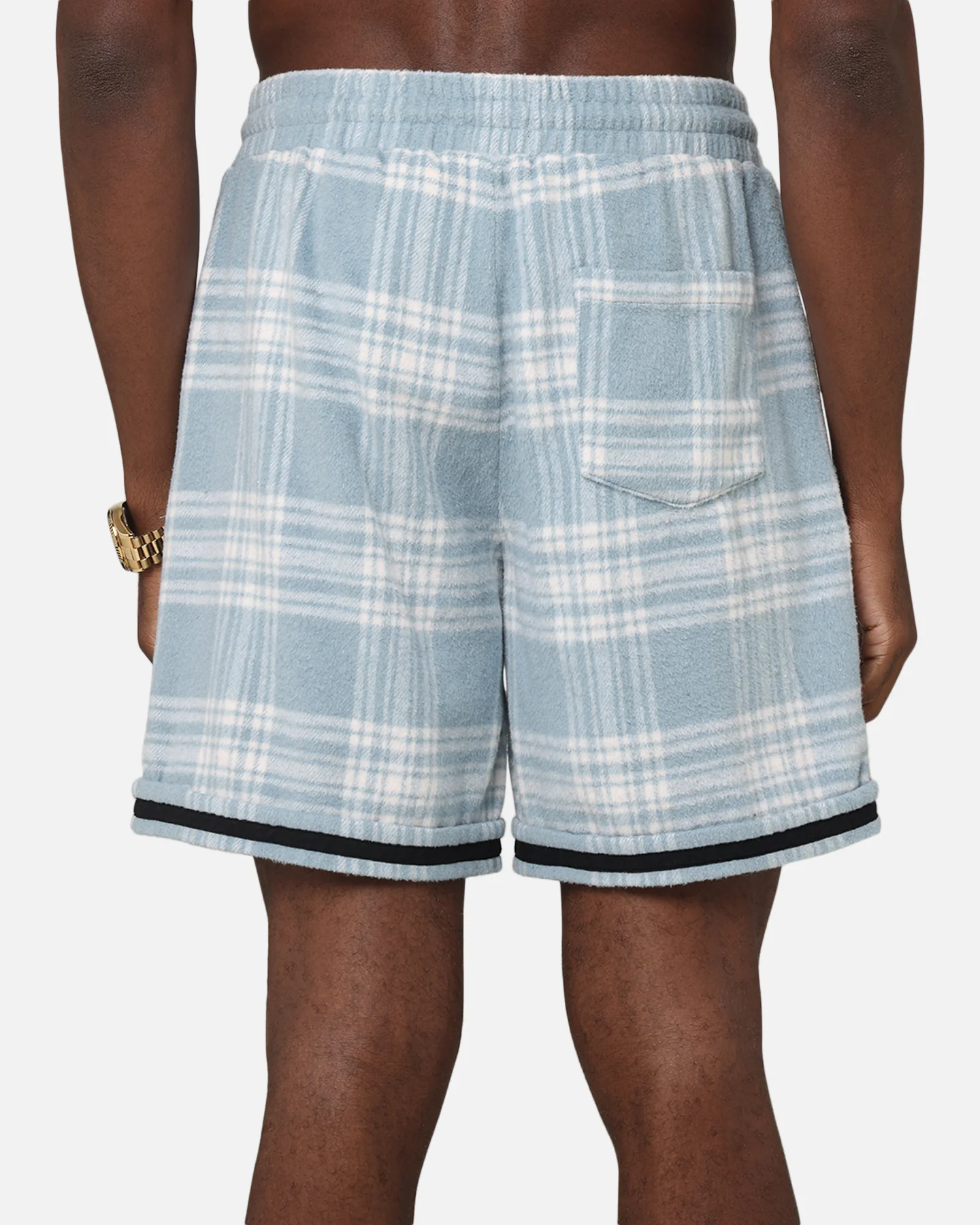 XXIII Plaid Ball Shorts Blue - Image 8
