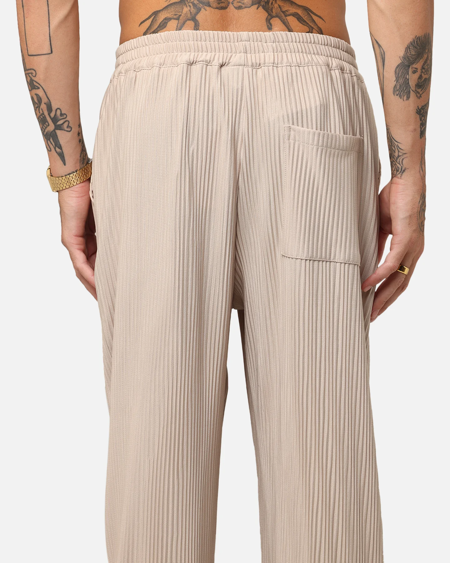 XXIII Pleated Pants Tan - Image 8
