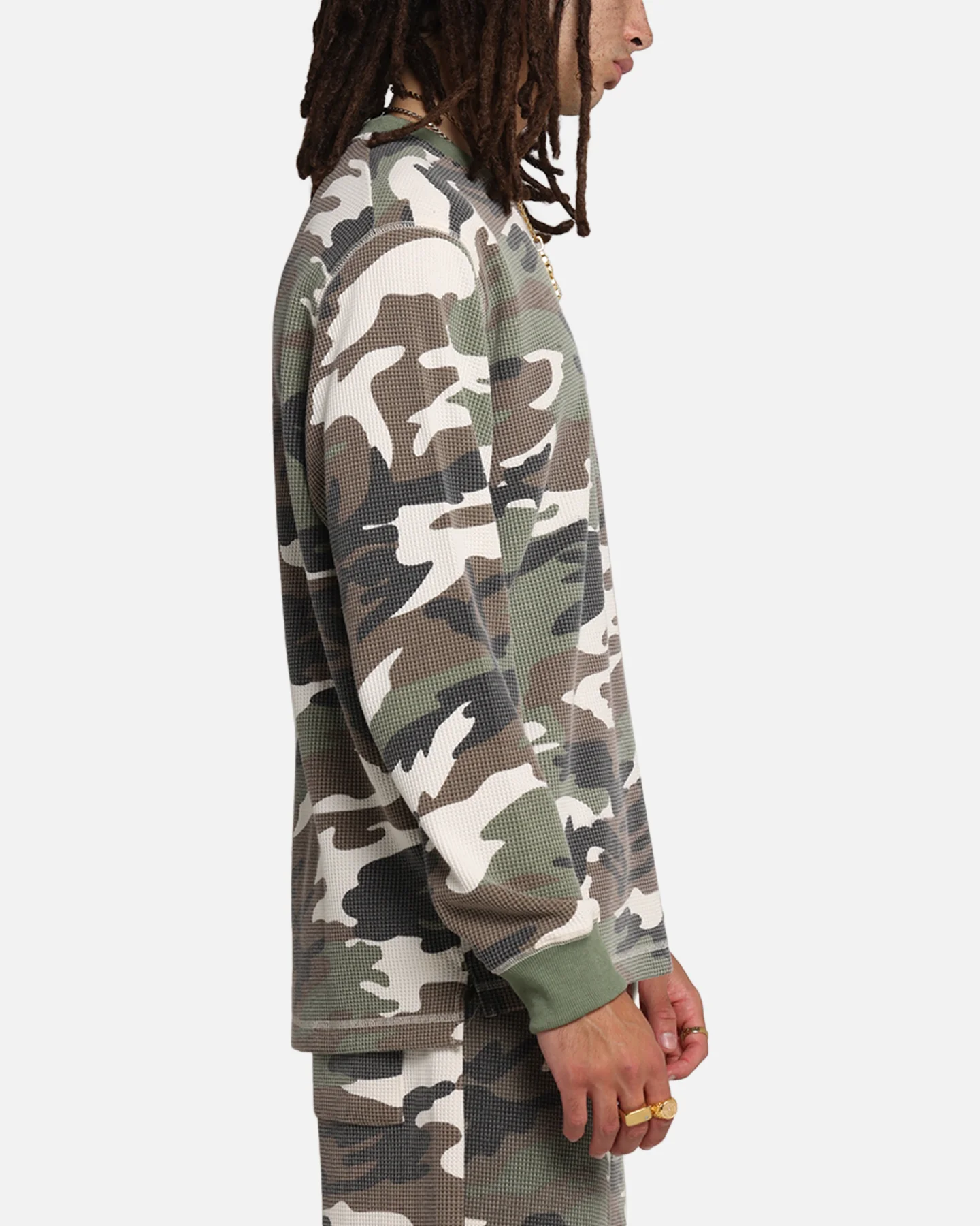 XXIII Printed Thermal Long Sleeve T-Shirt Camo - Image 4