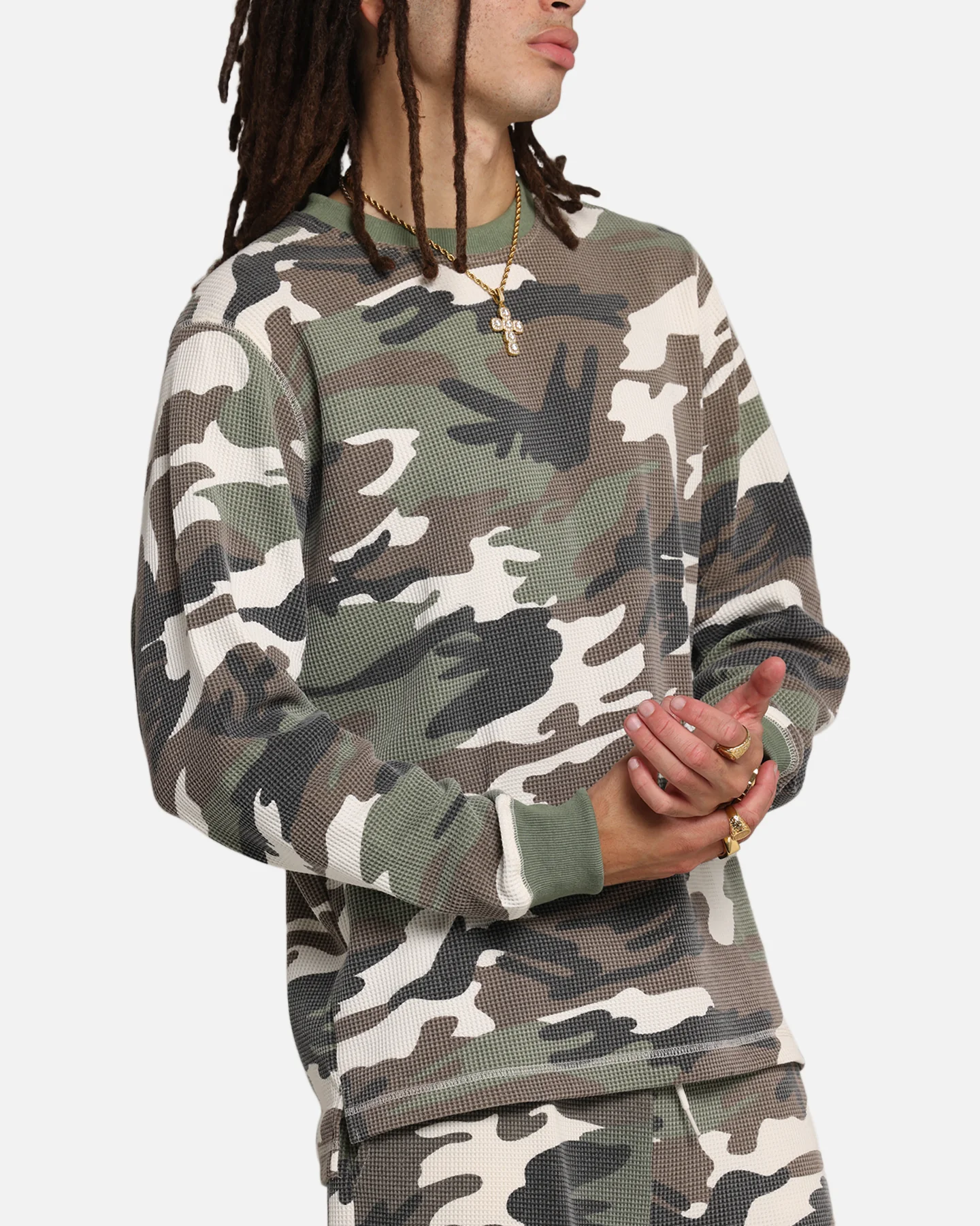 XXIII Printed Thermal Long Sleeve T-Shirt Camo - Image 6