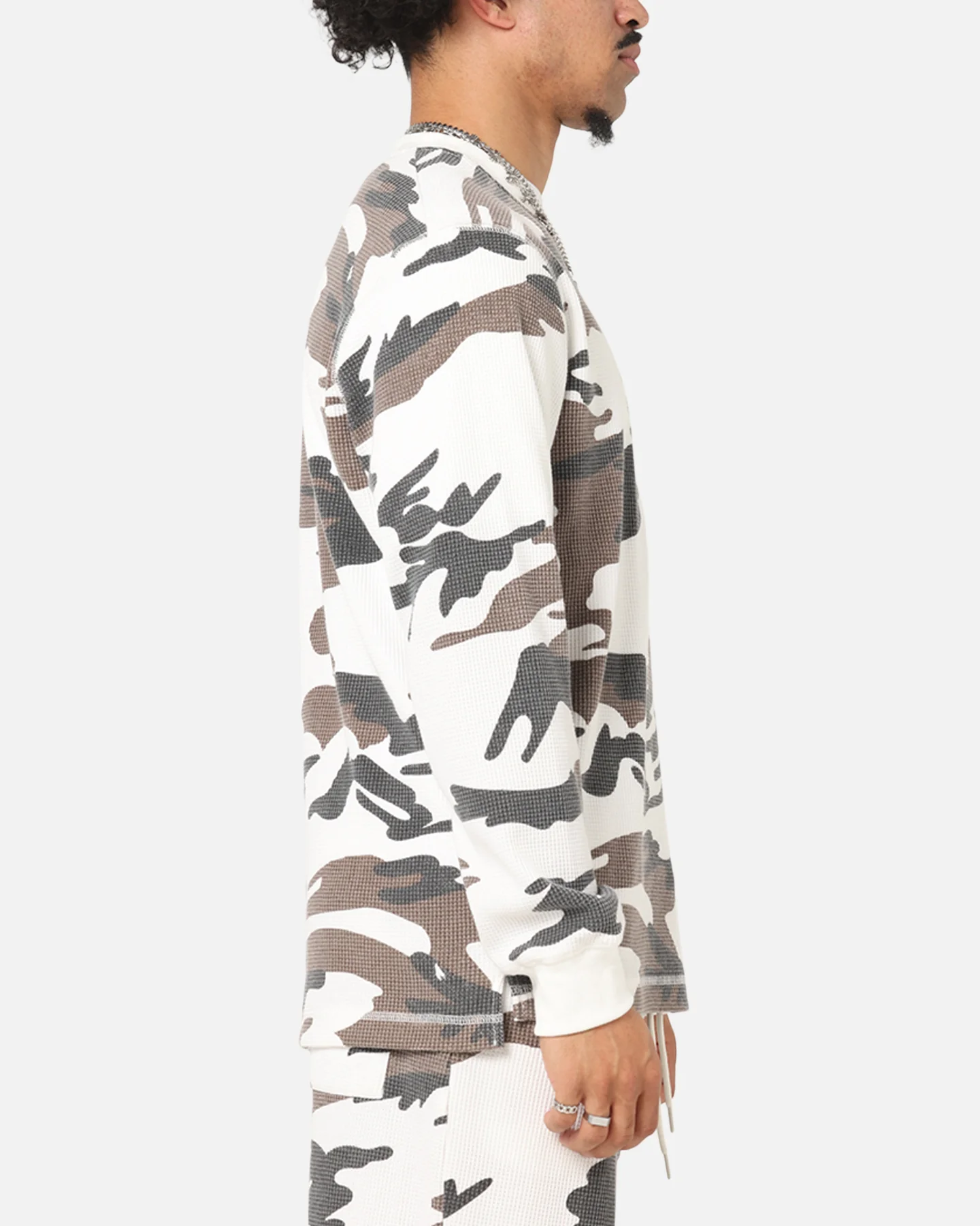 XXIII Printed Thermal Long Sleeve T-Shirt Snow Camo - Image 4