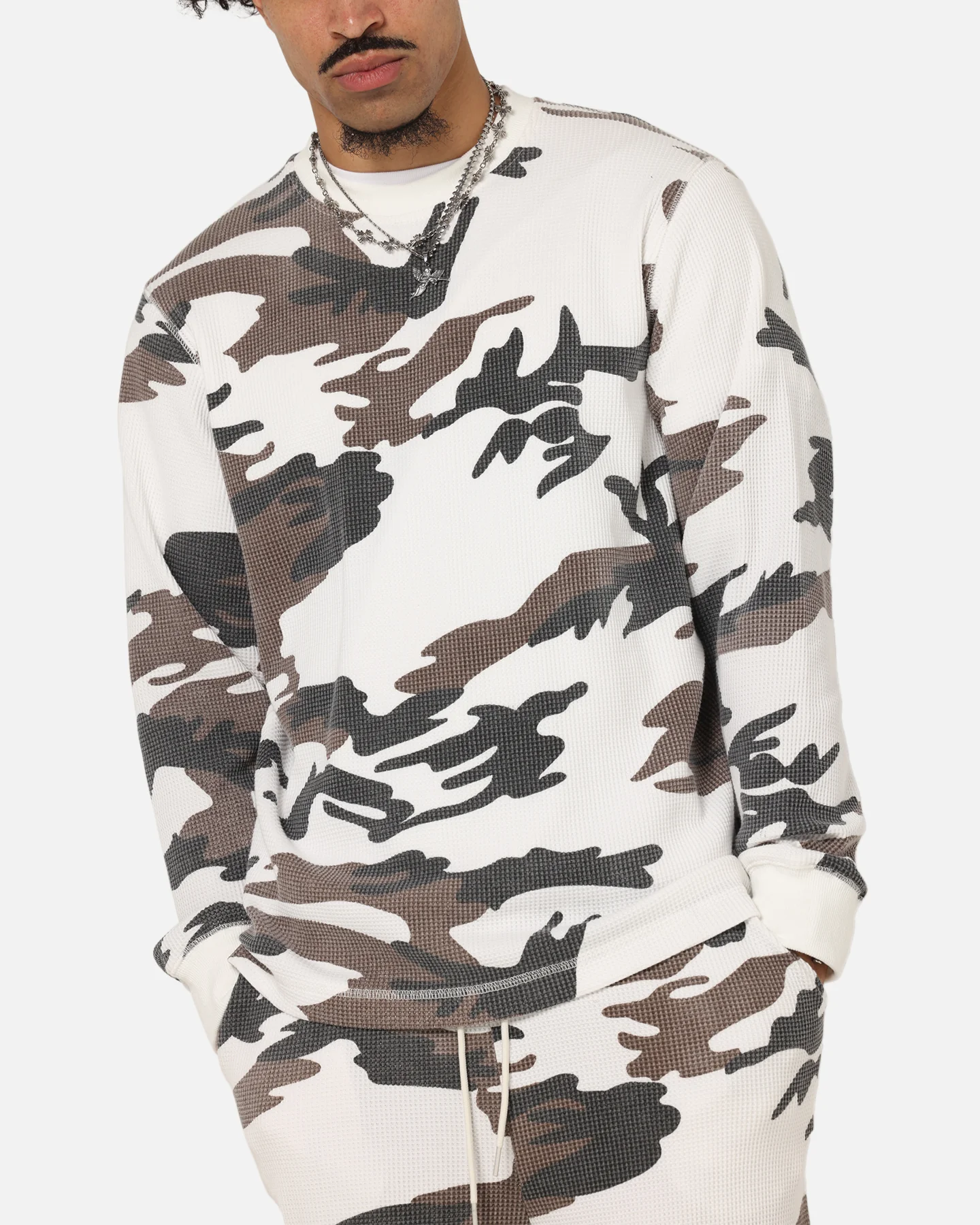 XXIII Printed Thermal Long Sleeve T-Shirt Snow Camo - Image 6
