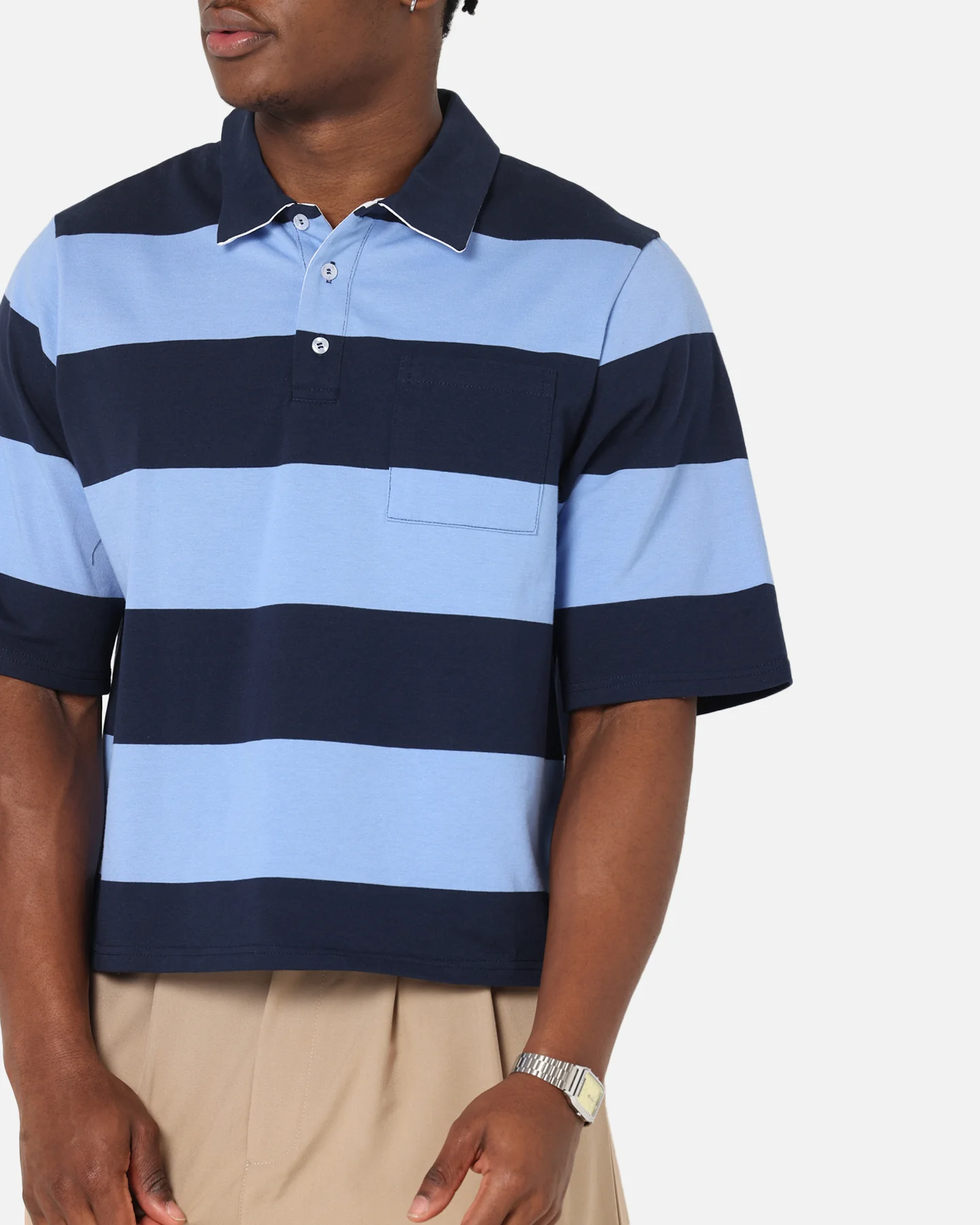 XXIII Rugby Polo T-Shirt Navy/Blue - Image 6