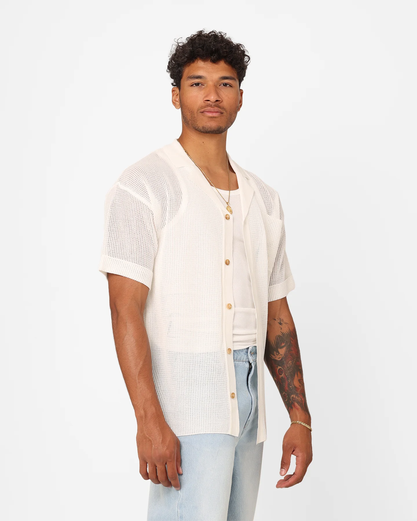 XXIII Ryda Button Up Shirt White - Image 5