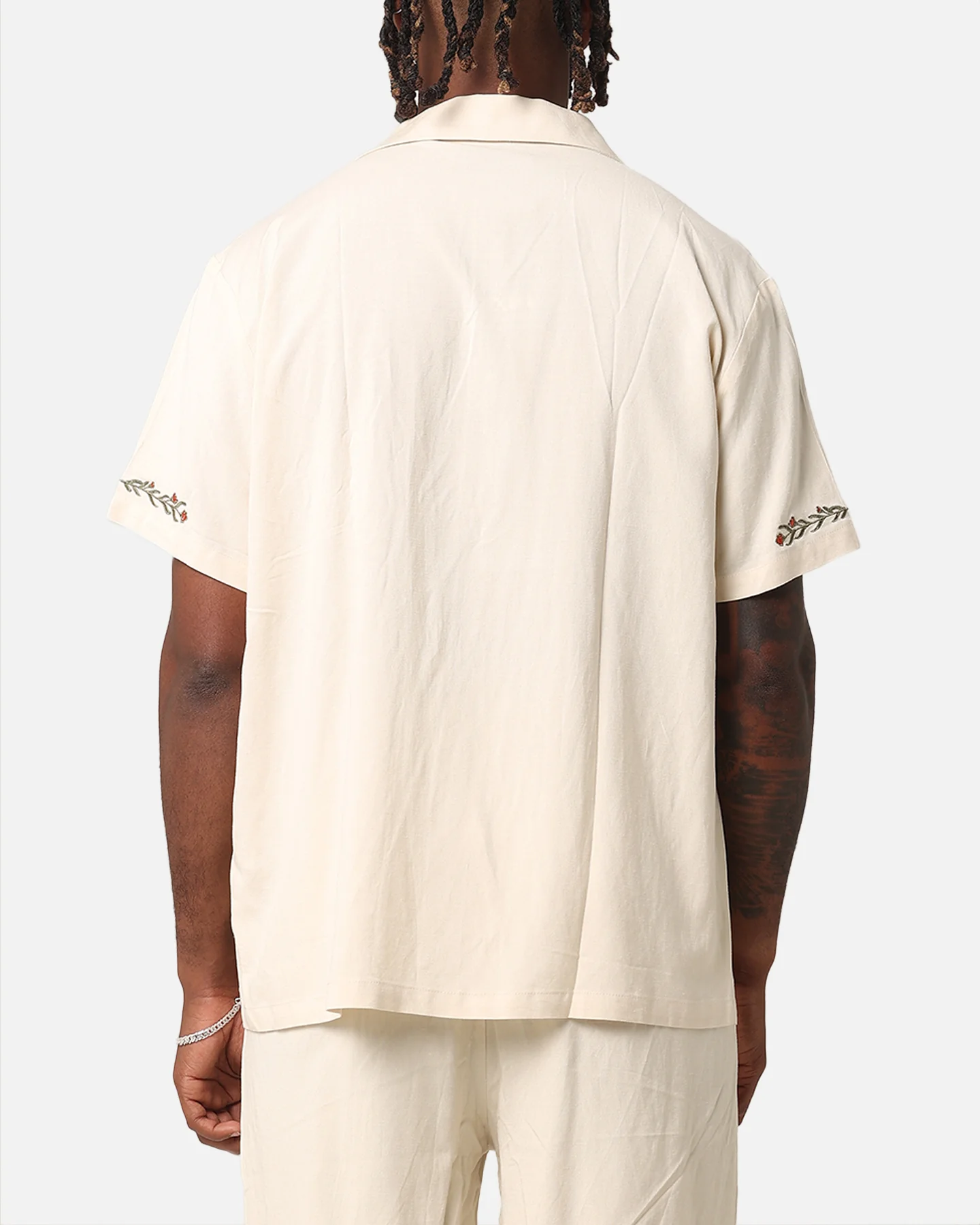 XXIII Serene Linen Button Up Shirt Off White - Image 3