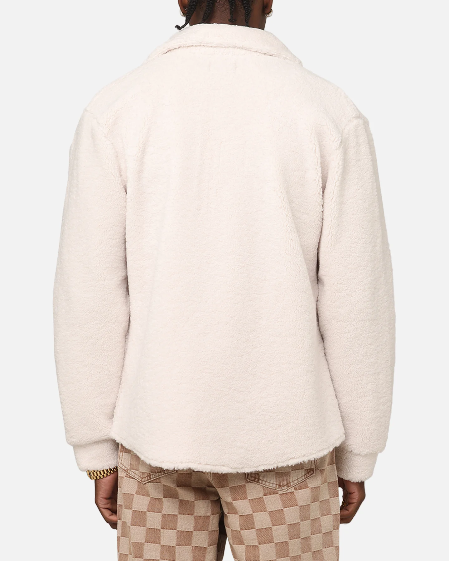 XXIII Shearling Fur Jacket Cream - Image 3
