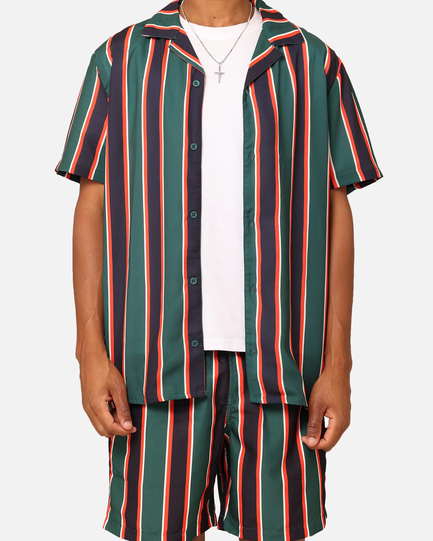 XXIII Steven Stripe Button Up Shirt Multi/Black - Image 3