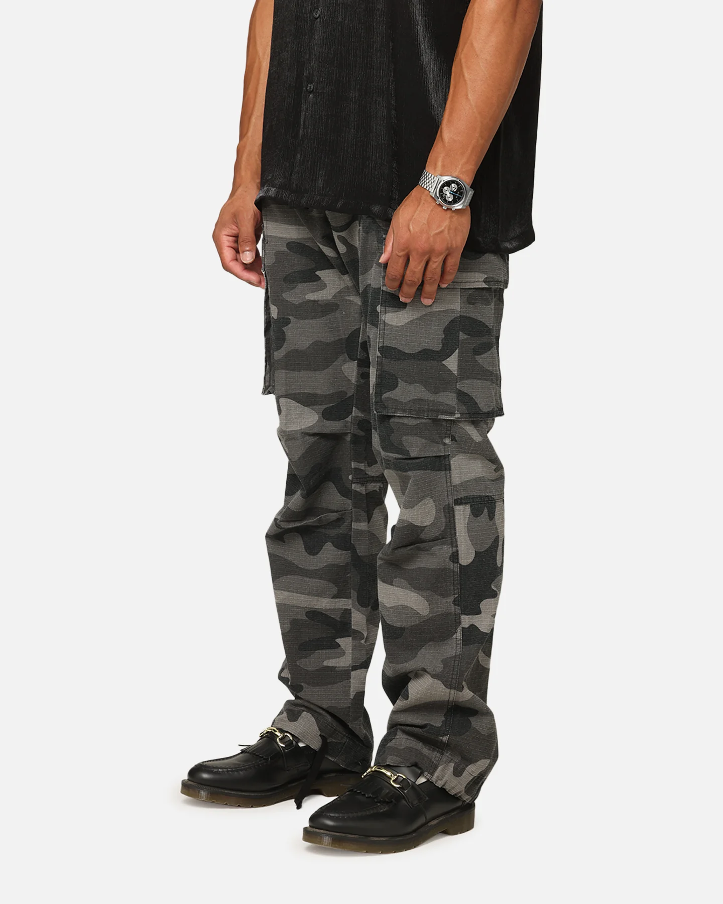 XXIII Torrent Cargo Pant Washed Black Camo - Image 6