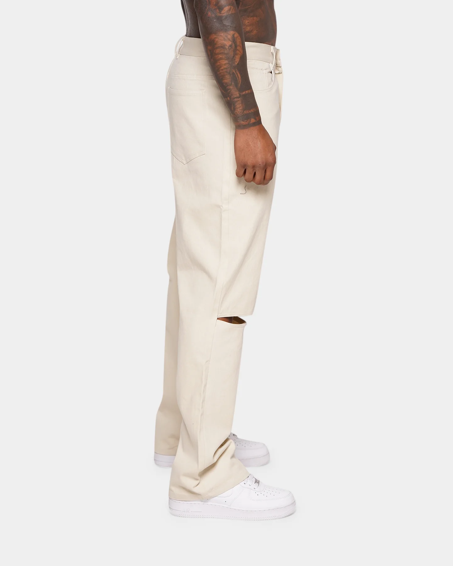 XXIII Tralee Wide Leg Pants Cream - Image 5