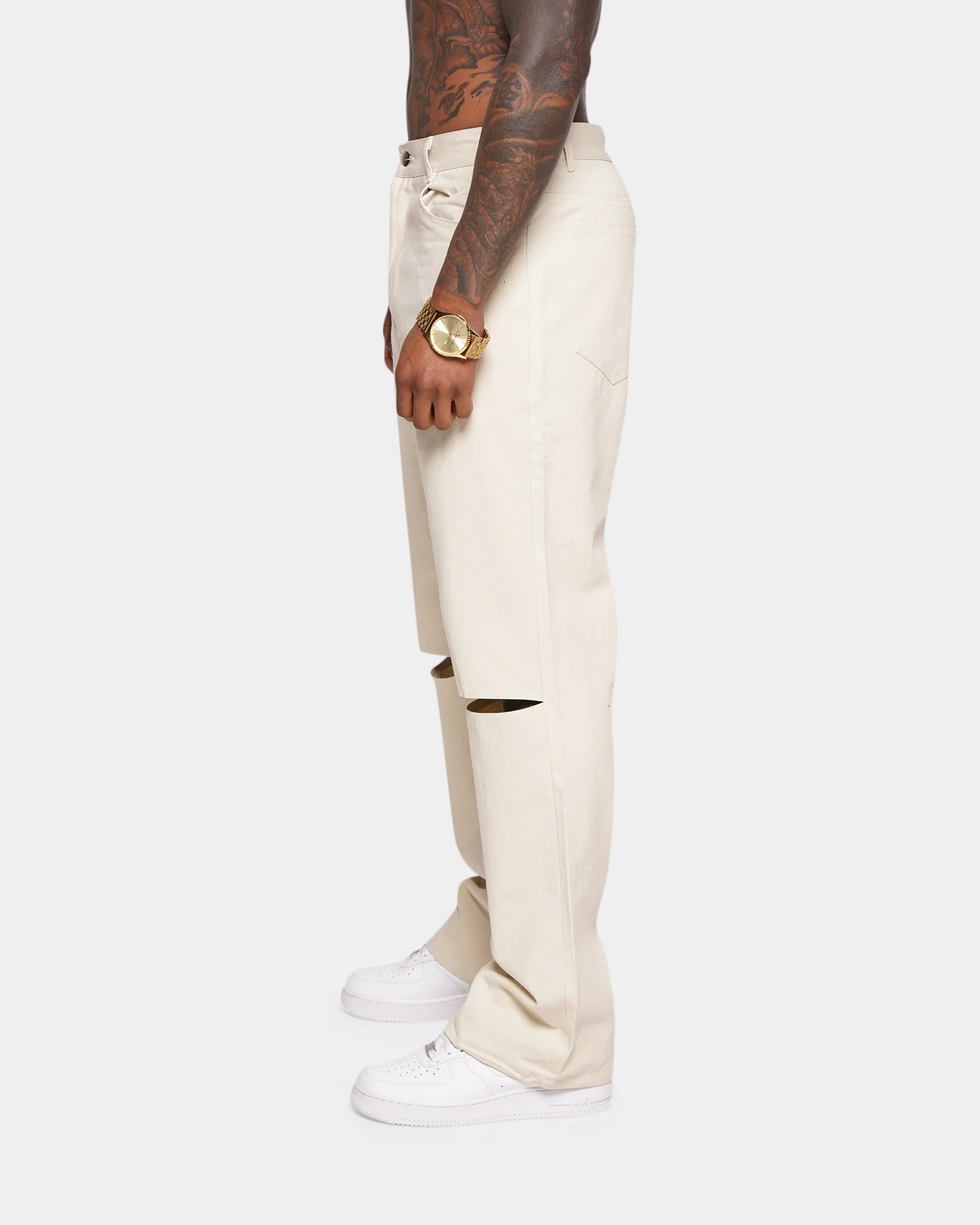 XXIII Tralee Wide Leg Pants Cream - Image 6