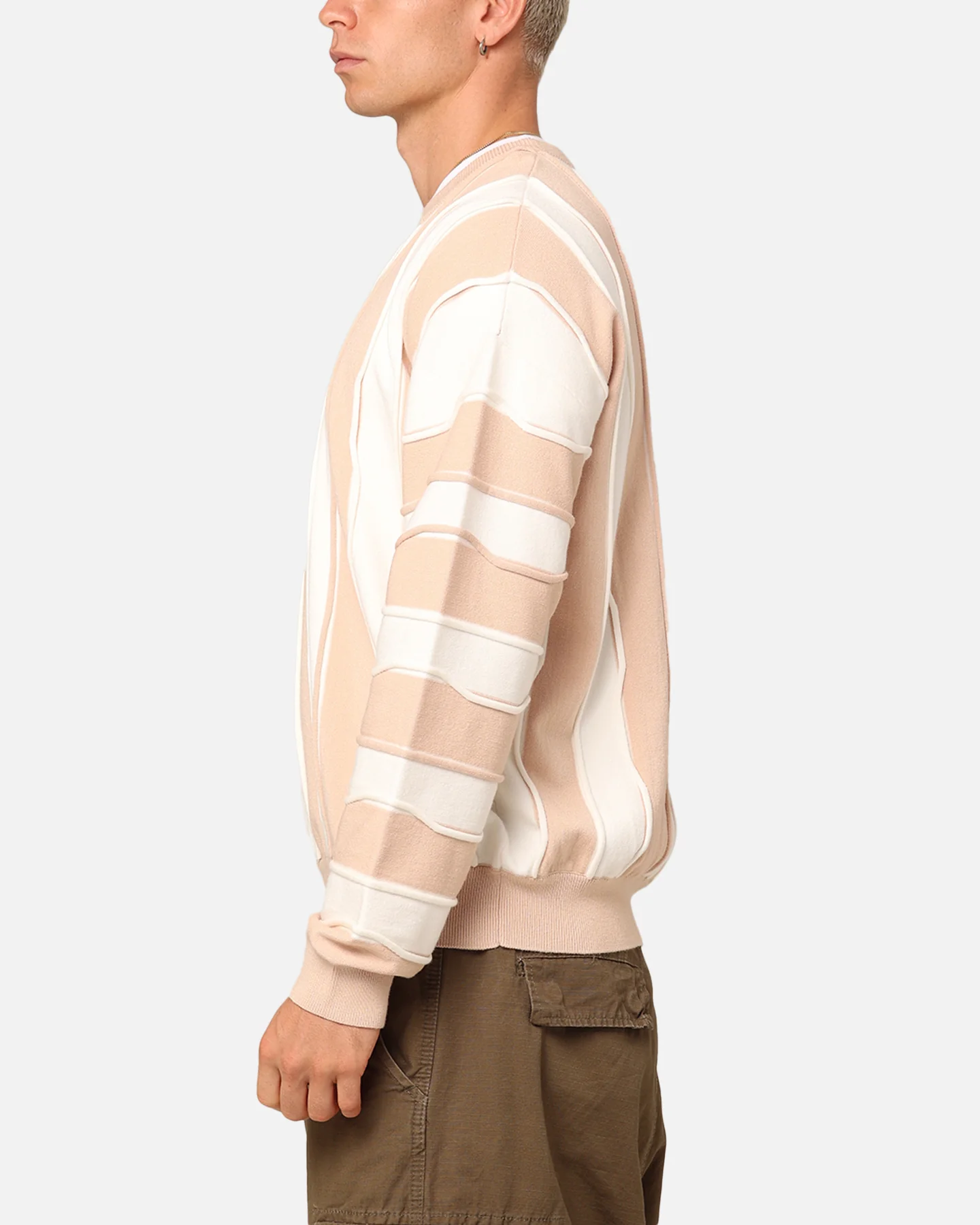 XXIII Wavy Slouch Sweater Cream/White - Image 5
