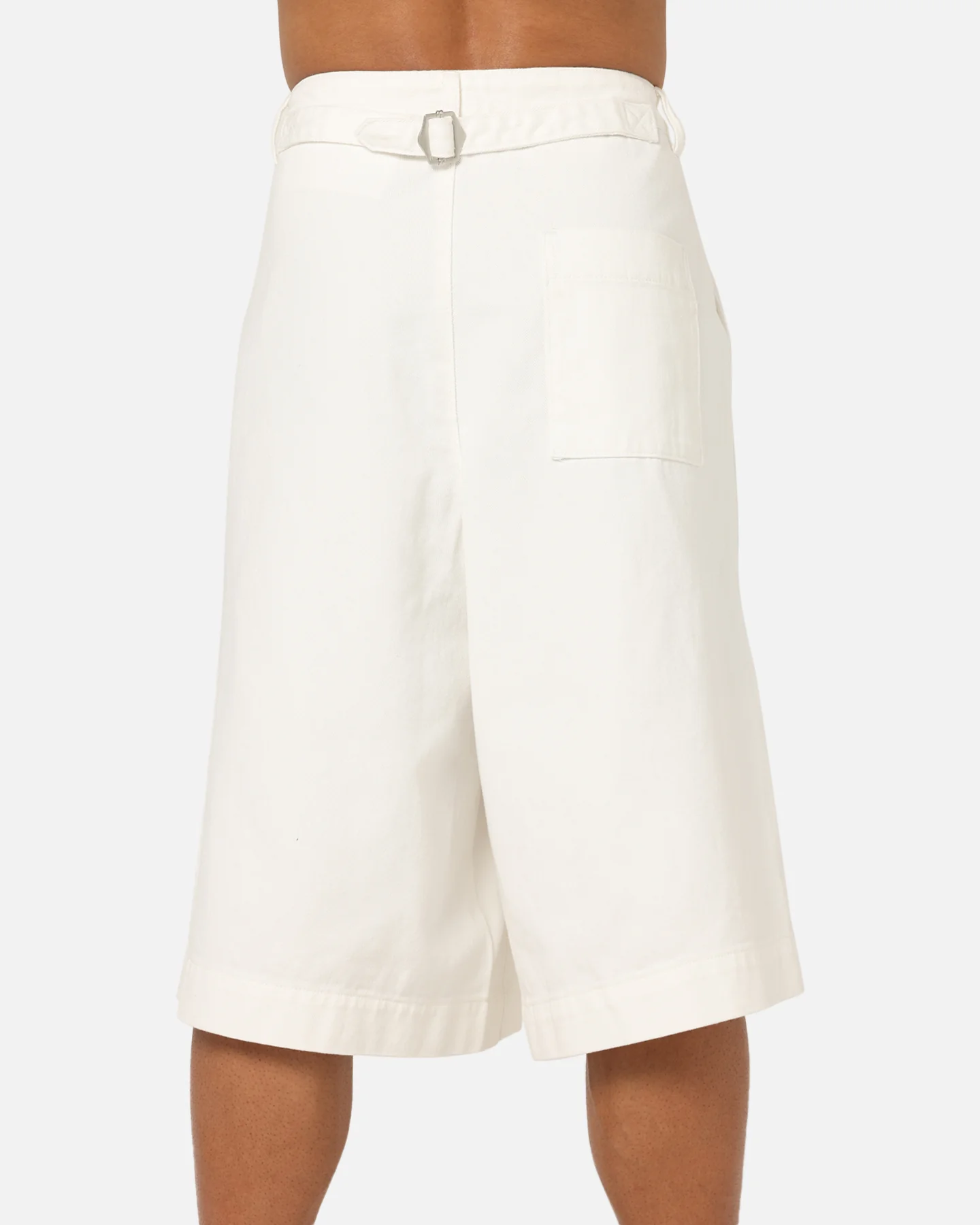 XXIII Wide Leg Denim Shorts Off White - Image 8