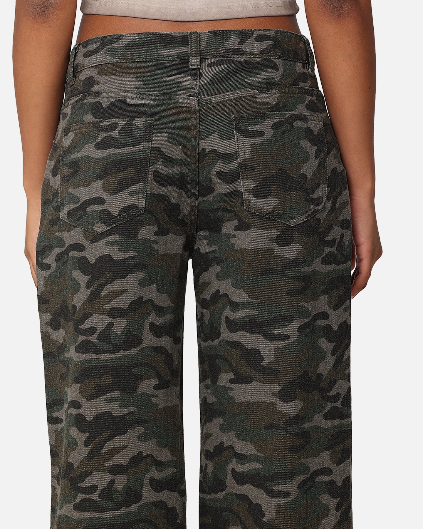 XXIII Women's Camo Wide Leg Jeans Camo - Image 7