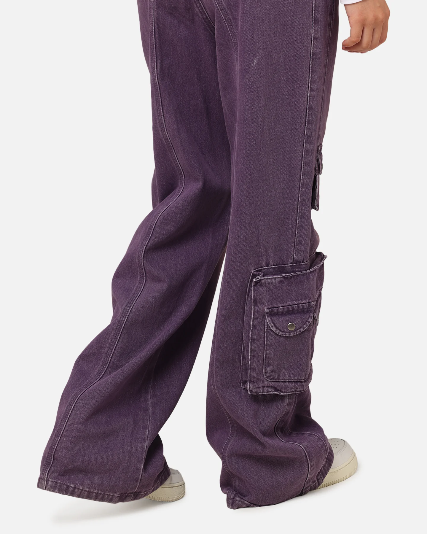 XXIII Women's Corporal Cargo Jeans Purple - Image 3