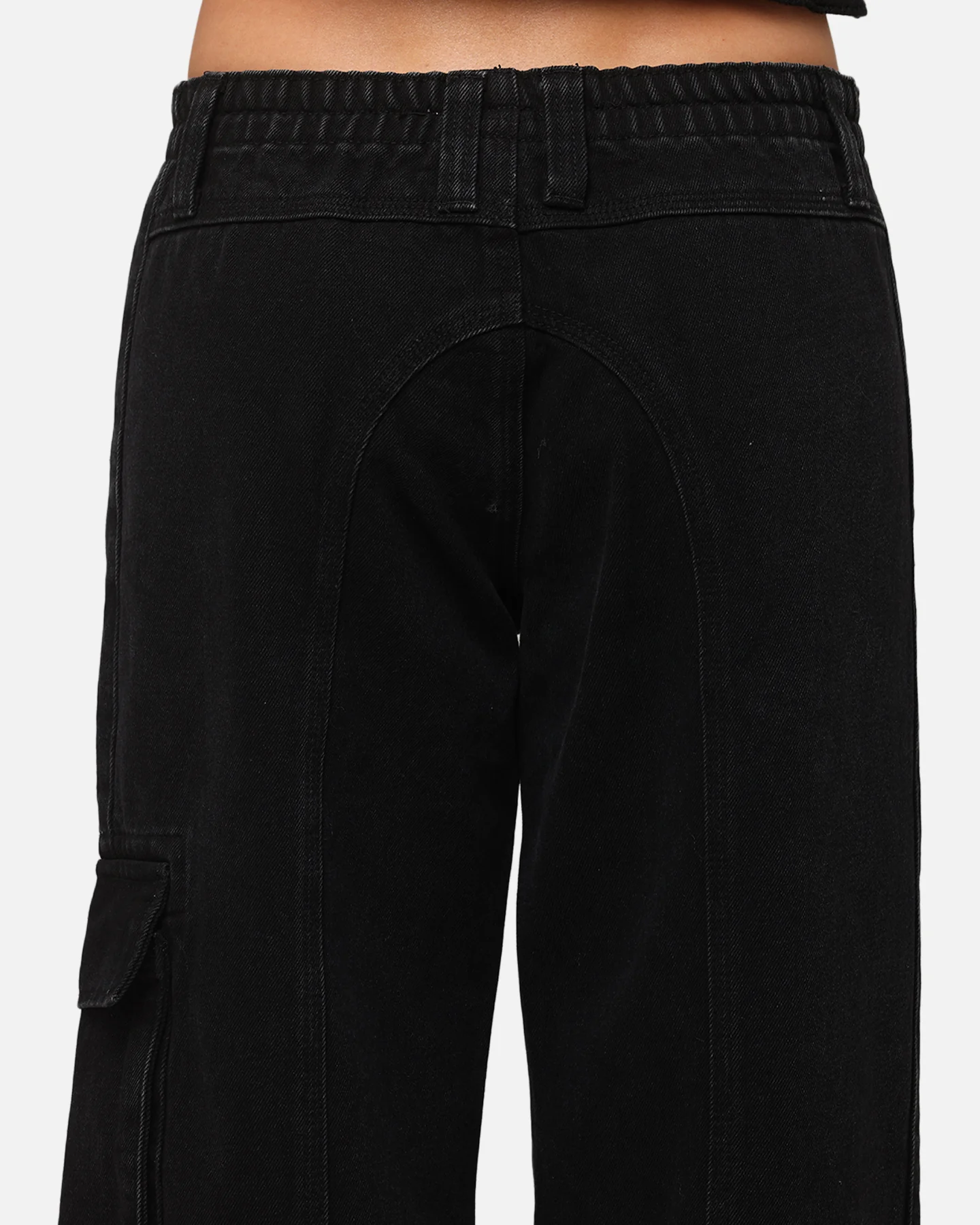 XXIII Women's Corporal Cargo Jeans Washed Black - Image 8