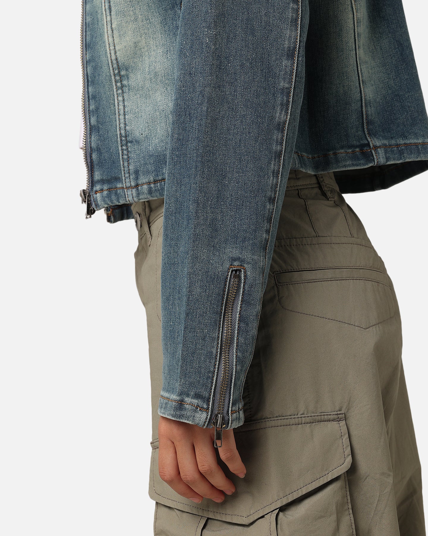 XXIII Women's Josie Fitted Denim Jacket Dark Denim - Image 7