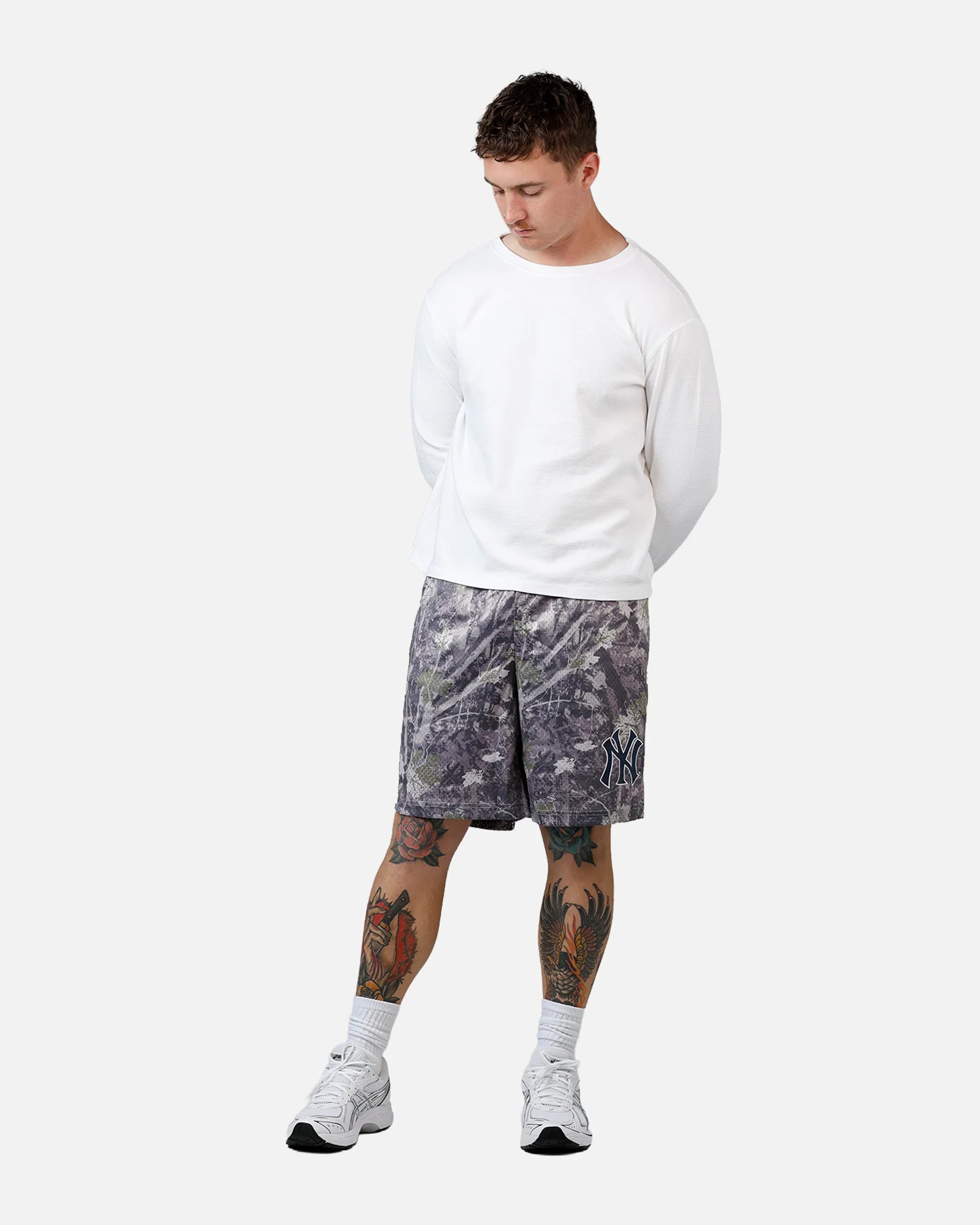 New Era New York Yankees Camo Shorts Camo - Image 2