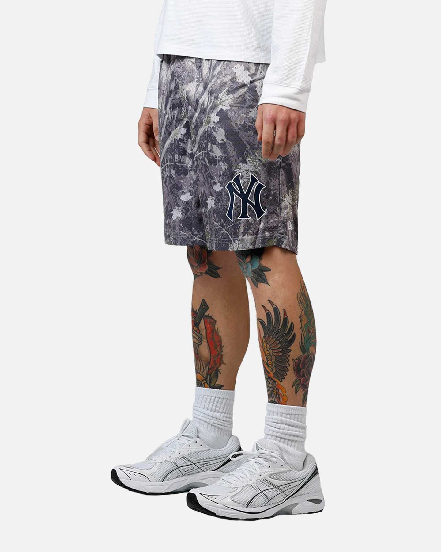 New Era New York Yankees Camo Shorts Camo - Image 3