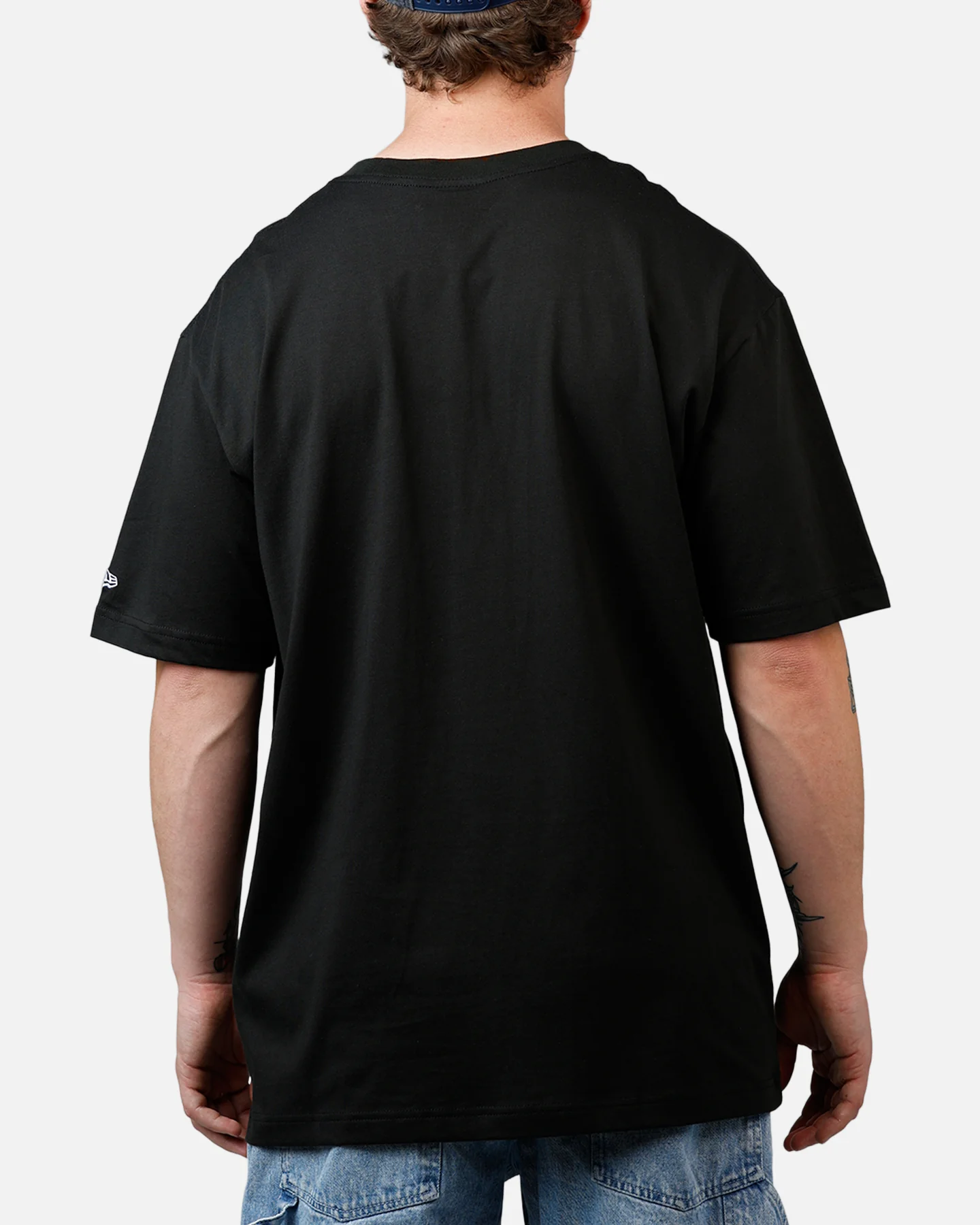 New Era New York Yankees Praying Hands T-Shirt Black - Image 2
